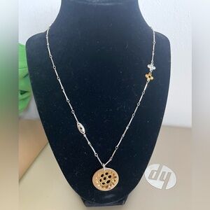 Brighton Retired Meadow Garden Two Tone Necklace